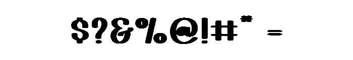 Baby Chunky Font OTHER CHARS