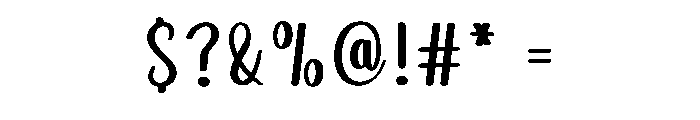 Baby Dhania Font OTHER CHARS