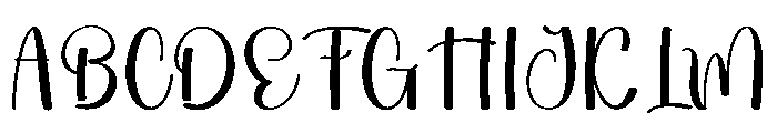 Baby Dhania Font UPPERCASE