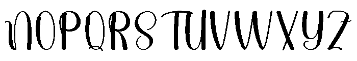 Baby Dhania Font UPPERCASE