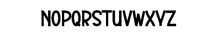 Baby Dinosaur Font UPPERCASE