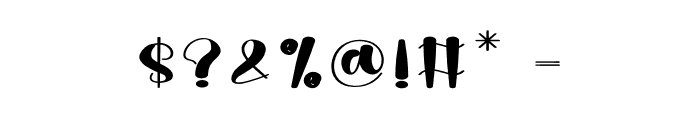 Baby Disney Font OTHER CHARS
