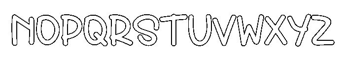 Baby Happy Font UPPERCASE