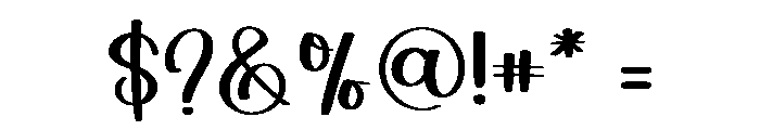 Baby Holiday Font OTHER CHARS