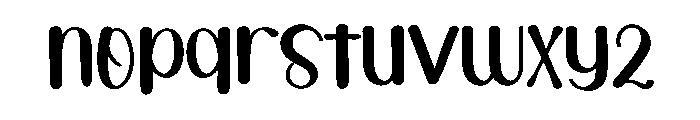 Baby Holiday Font LOWERCASE