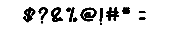 Baby Humoris Font OTHER CHARS