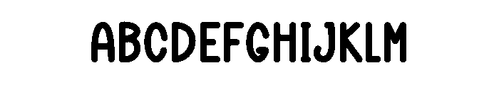 Baby Humoris Font UPPERCASE