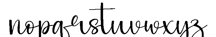 Baby Lucky Font LOWERCASE