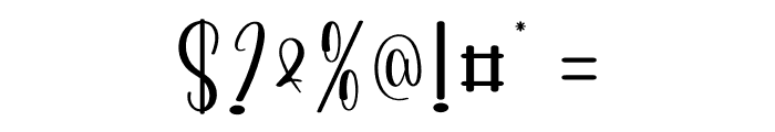 Baby Midnight Font OTHER CHARS