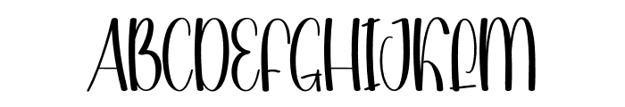 Baby Midnight Font UPPERCASE