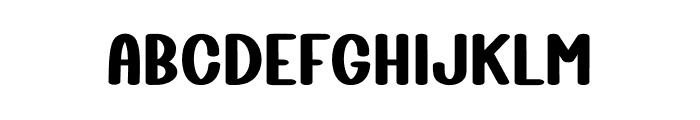 Baby Rabbit Font UPPERCASE