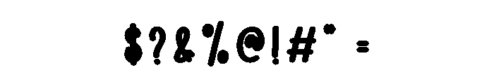 Baby Rainbow1 Font OTHER CHARS