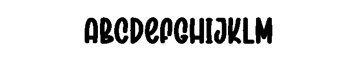 Baby Rainbow1 Font UPPERCASE