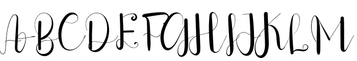 Baby Signature Font UPPERCASE