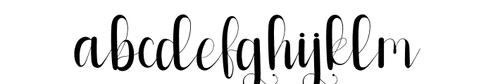 Baby Signature Font LOWERCASE