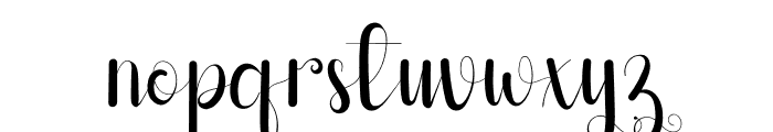 Baby Signature Font LOWERCASE