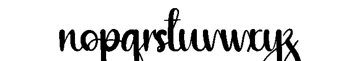 Baby Sister Font LOWERCASE