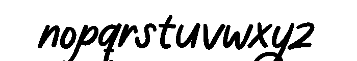 Baby1 Font LOWERCASE