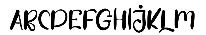 BabyGirlRegular Font UPPERCASE