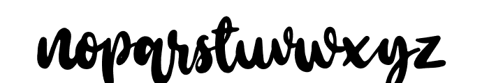 BabyWildyPersonalRegular Font LOWERCASE