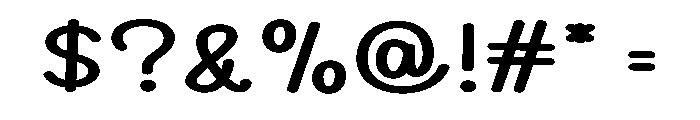 Babyboy Font OTHER CHARS