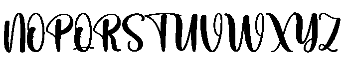 Babycare Font UPPERCASE