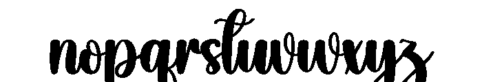 Babycare Font LOWERCASE
