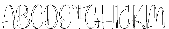 Babycute1 Font UPPERCASE