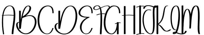 Babyday Font UPPERCASE