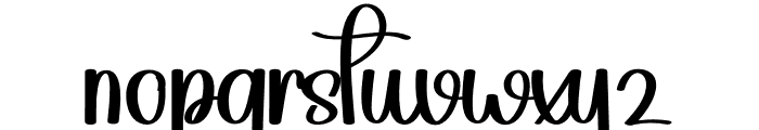 Babyday Font LOWERCASE