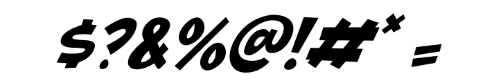 Babydoo Italic Font OTHER CHARS