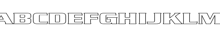 Babylon5 Hollow Font UPPERCASE