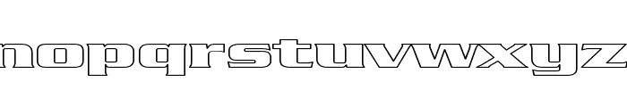 Babylon5 Hollow Font LOWERCASE
