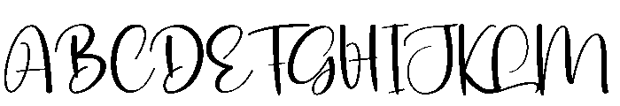 Babyschool Font UPPERCASE