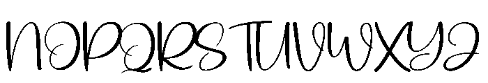 Babyschool Font UPPERCASE