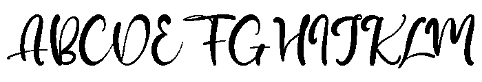 Babysweety Font UPPERCASE