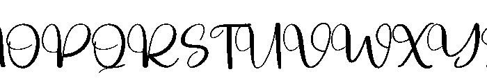 Babytime Font UPPERCASE