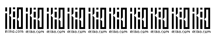 Bachroque ikiiko.com Font OTHER CHARS