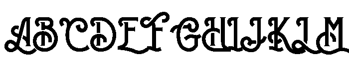 Bachroque ikiiko.com Font UPPERCASE