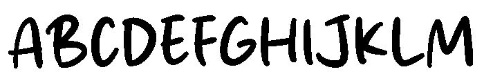Back Dream Font UPPERCASE