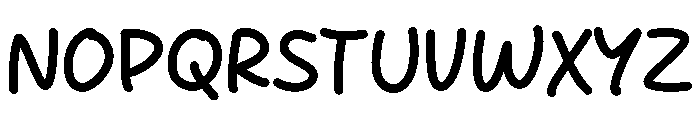 Back Nature Font UPPERCASE
