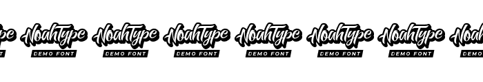 Back Race Demo Font OTHER CHARS