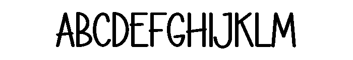 Back To School2 Font UPPERCASE