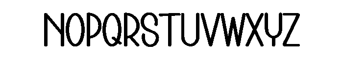 Back To School2 Font UPPERCASE