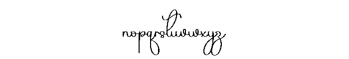 Backbudys Font LOWERCASE