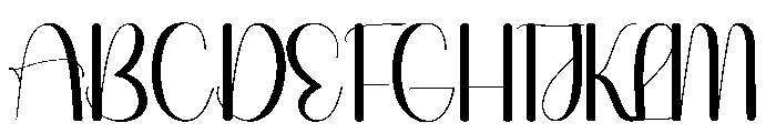 Backdoor Font UPPERCASE