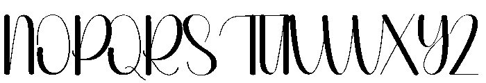 Backdoor Font UPPERCASE