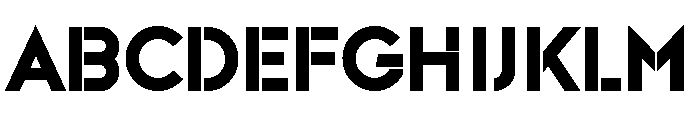 Backfired Regular Font UPPERCASE