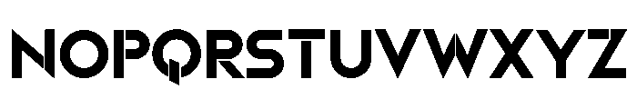 Backfired Regular Font UPPERCASE