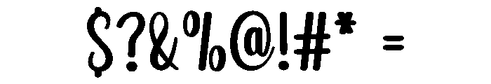 Background Autograph Font OTHER CHARS